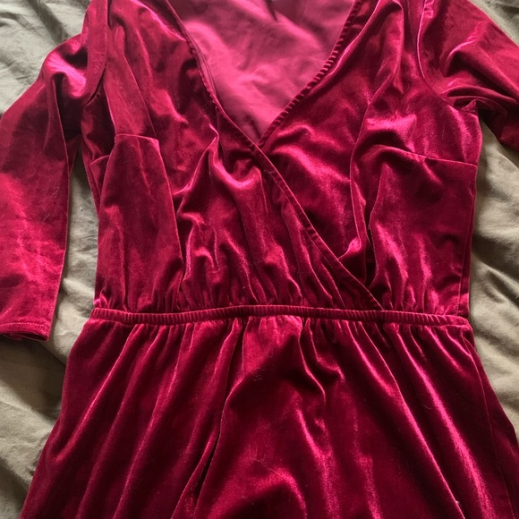 H&M Divided Velvet Dress - Picture 2 of 3
